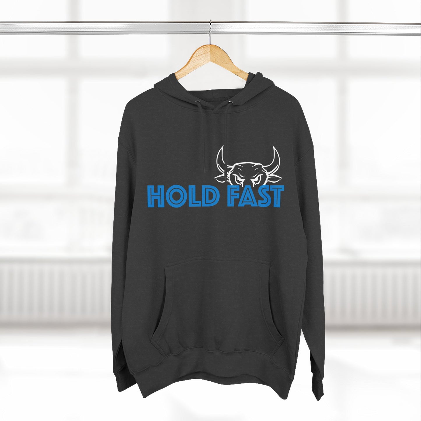 Three-Panel Fleece Hoodie