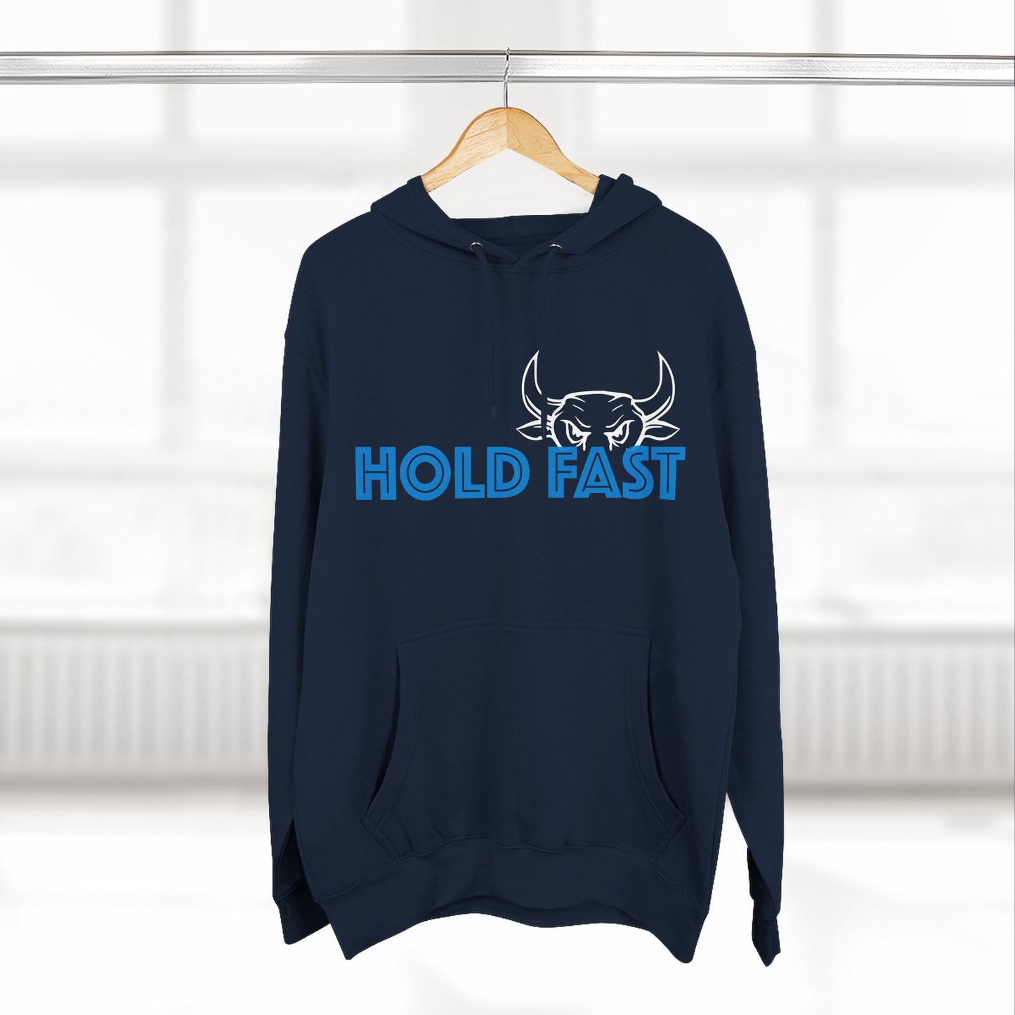 Three-Panel Fleece Hoodie